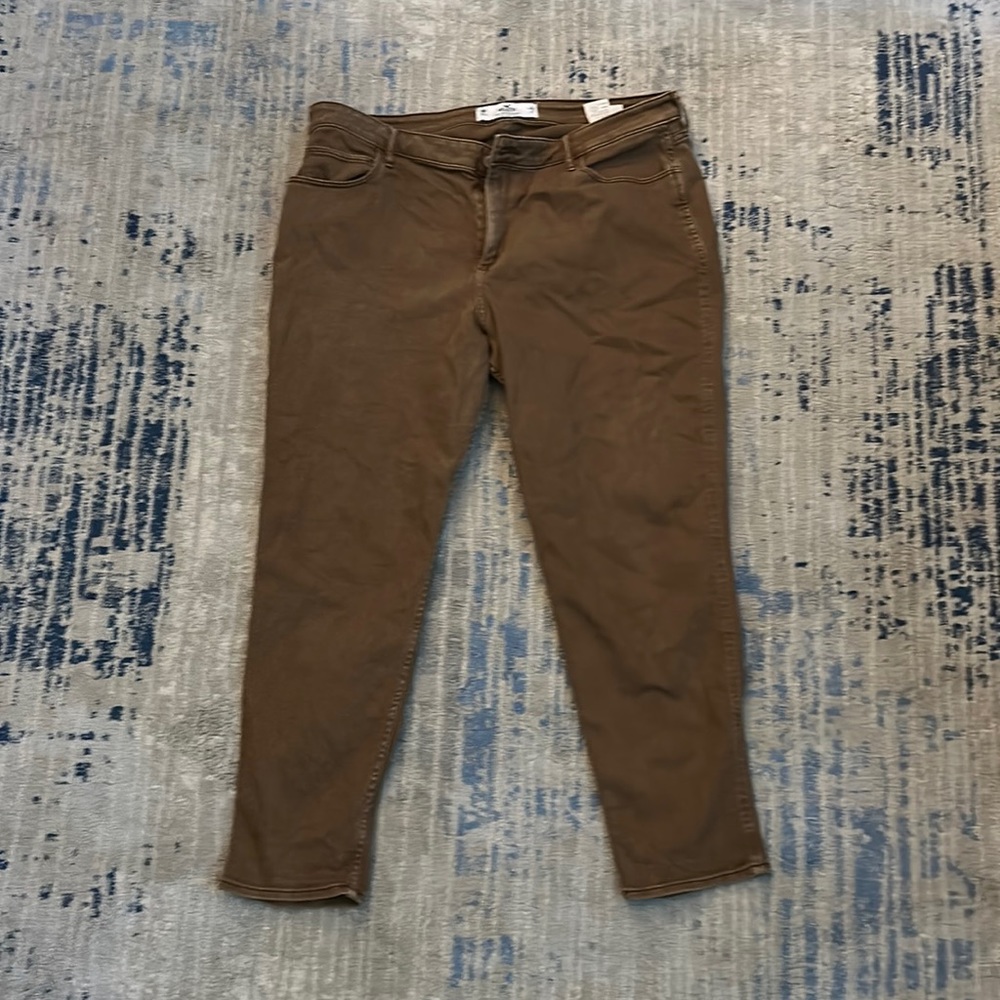Hollister Curvy High-Rose Mom Jean 19R W37 L27